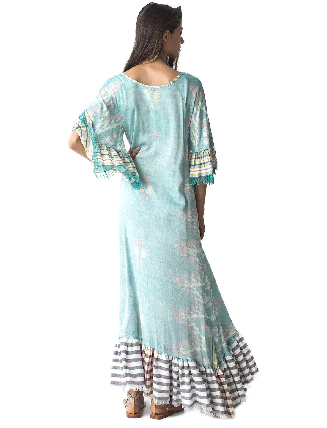 MARGARITA IKAT LONG DRESS - Erika Peña