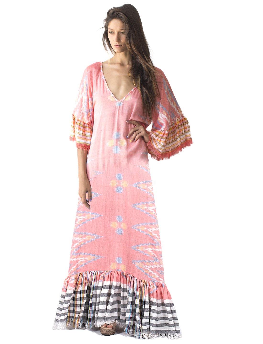 MARGARITA IKAT LONG DRESS - Erika Peña