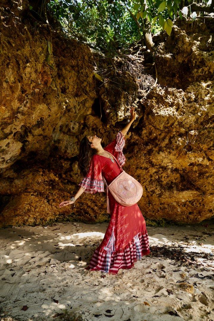 MARGARITA IKAT LONG DRESS - Erika Peña