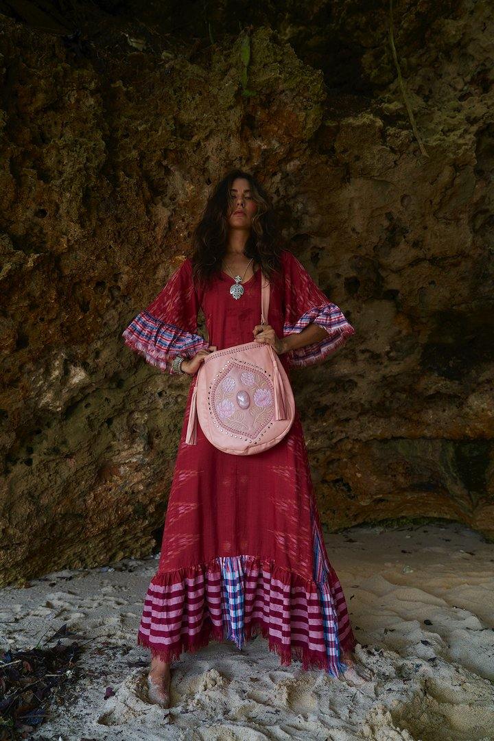 MARGARITA IKAT LONG DRESS - Erika Peña