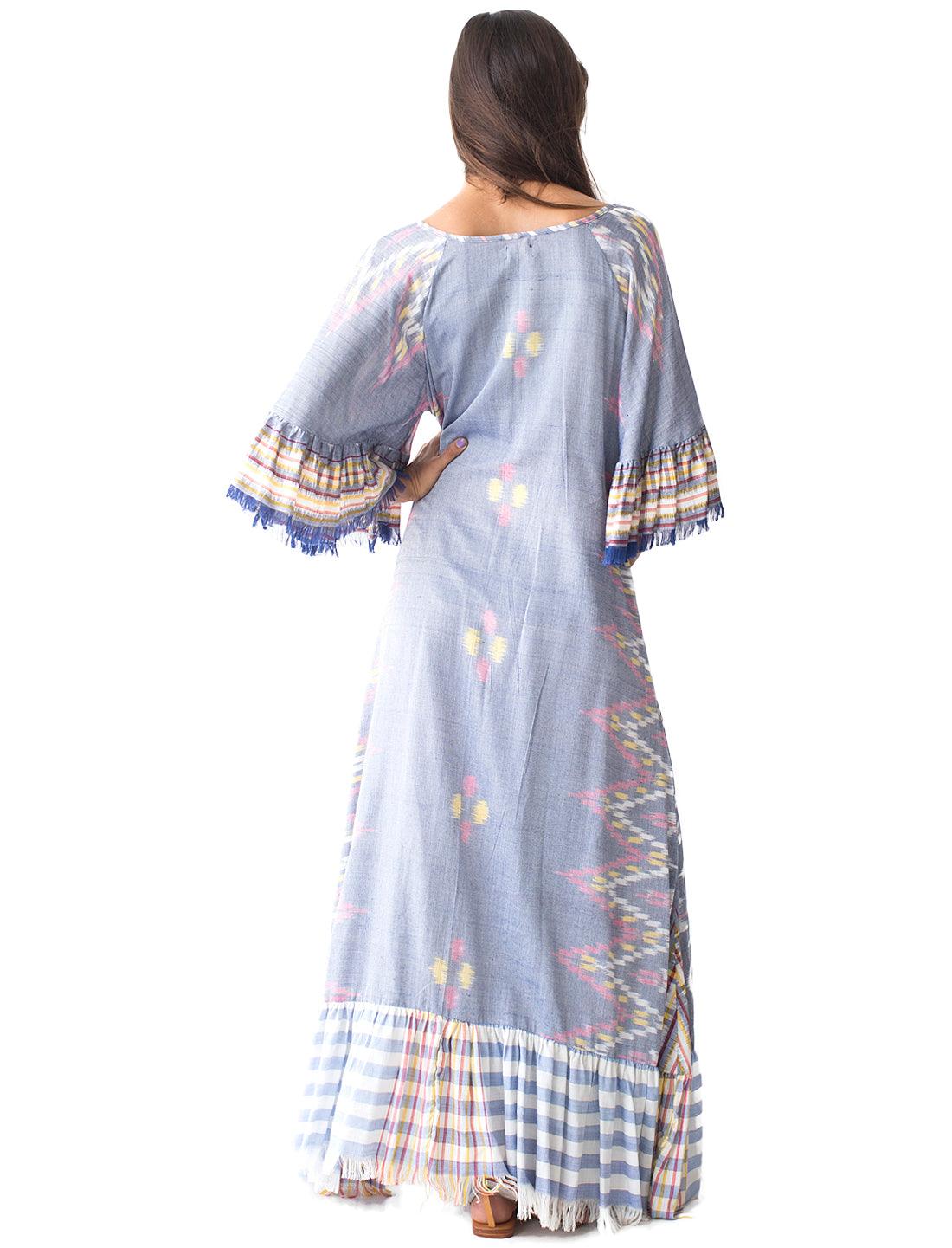 MARGARITA IKAT LONG DRESS - Erika Peña
