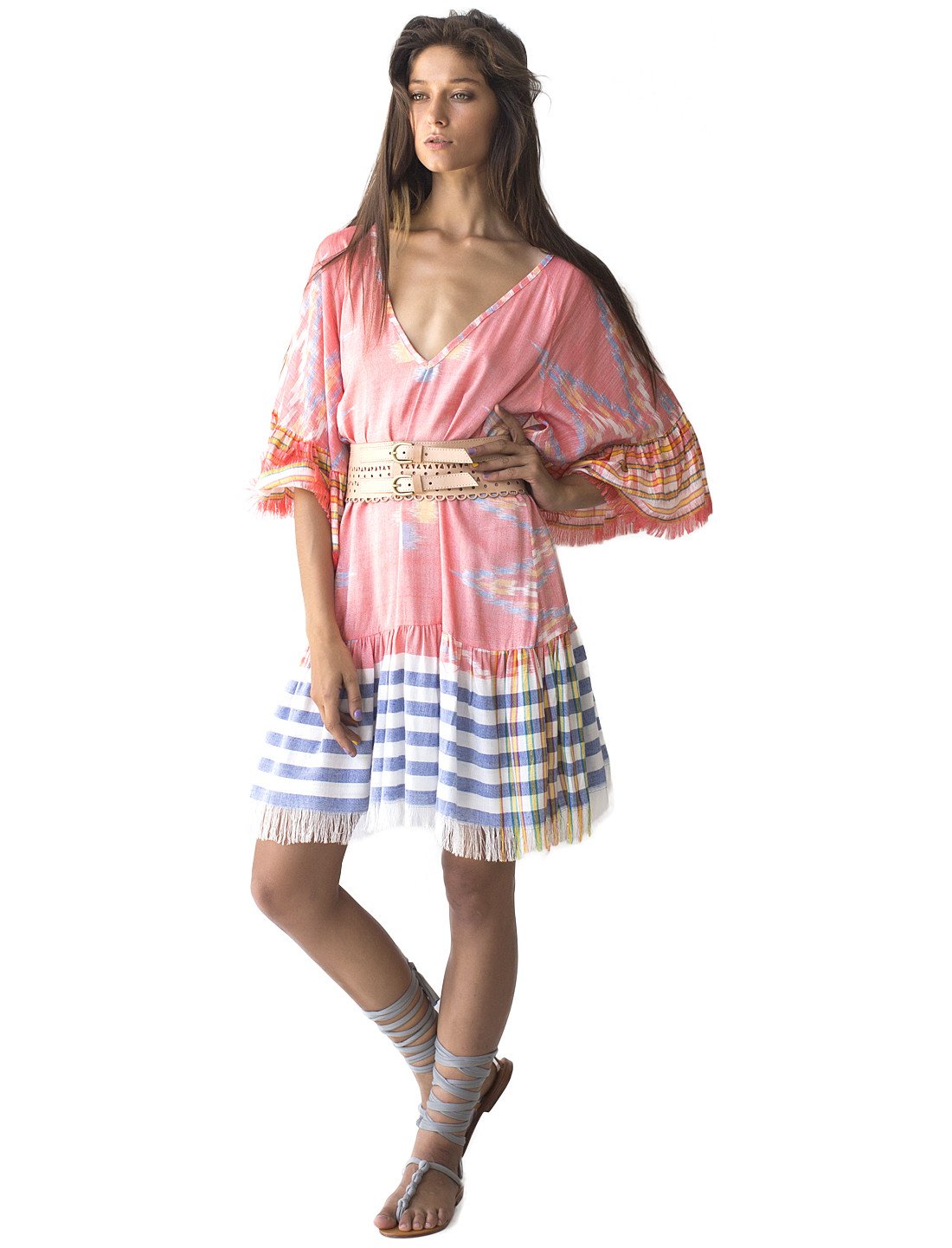 MARGARITA SHORT IKAT DRESS - Erika Peña