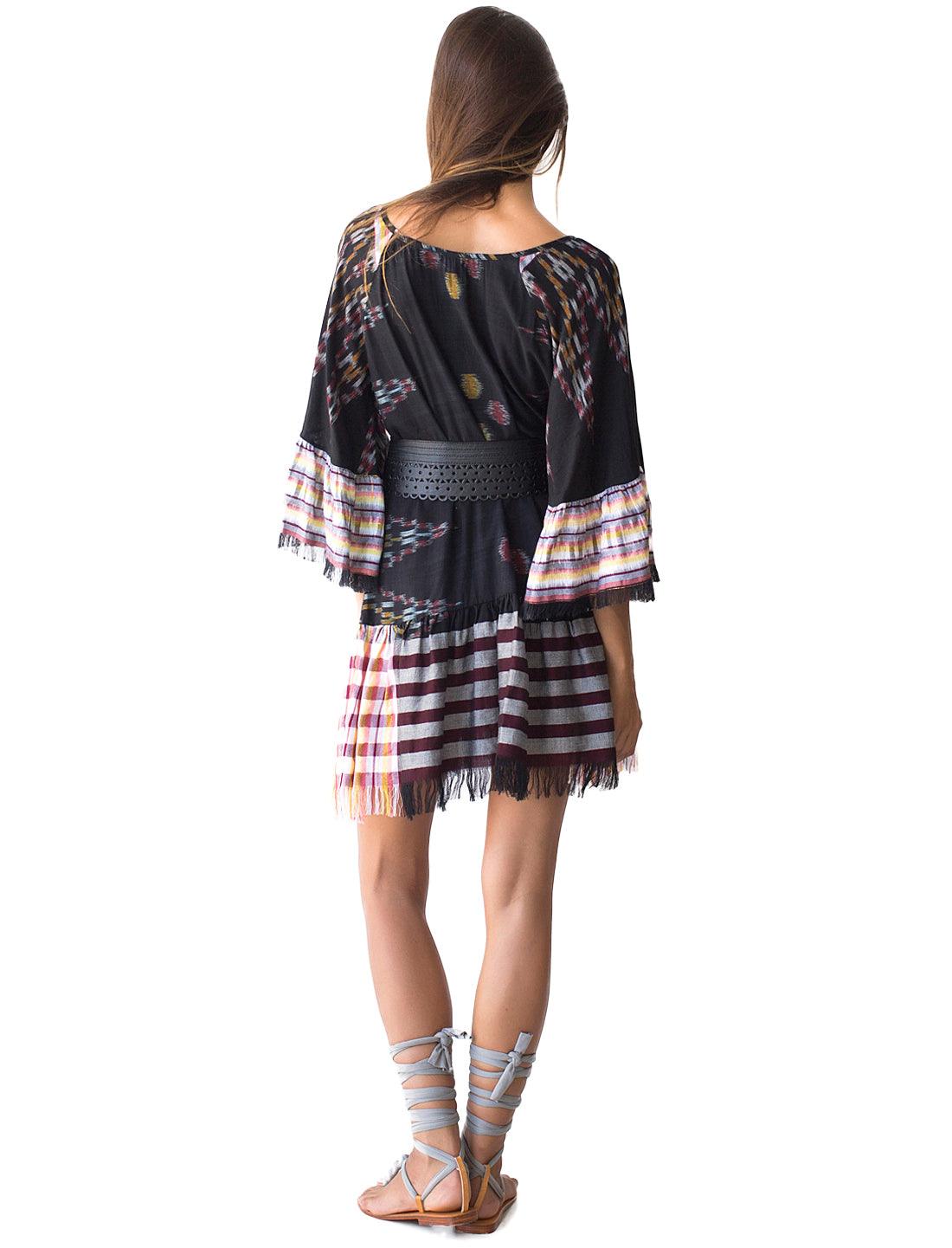 MARGARITA SHORT IKAT DRESS - Erika Peña