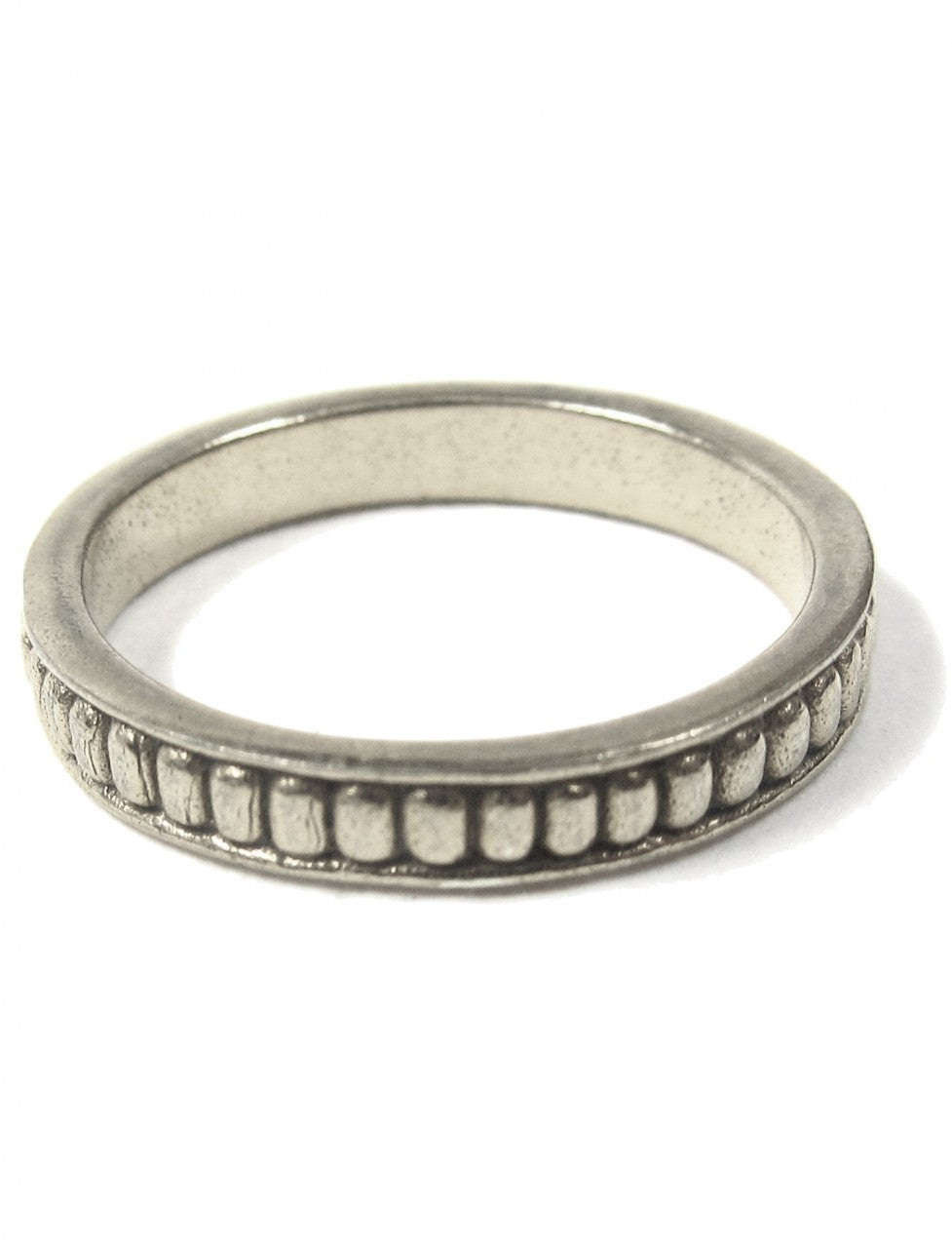 Thin Stack Pebble Ring - Erika Peña