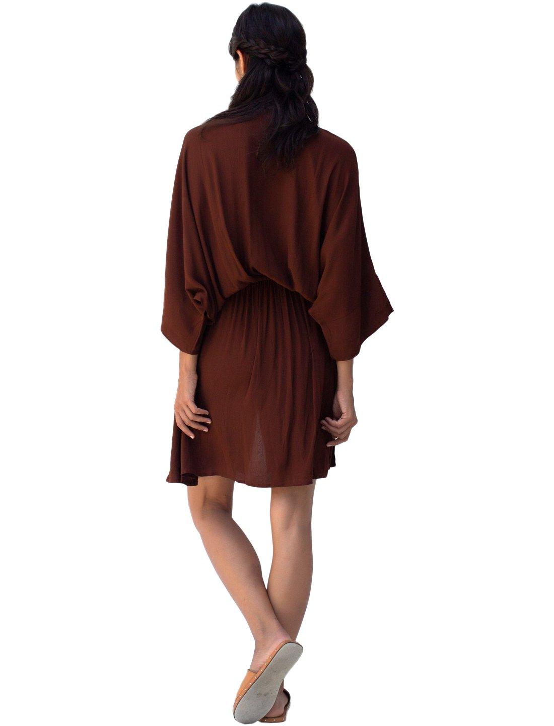 Vero Mini Dress Fujet - TERRACOTTA - Erika Peña