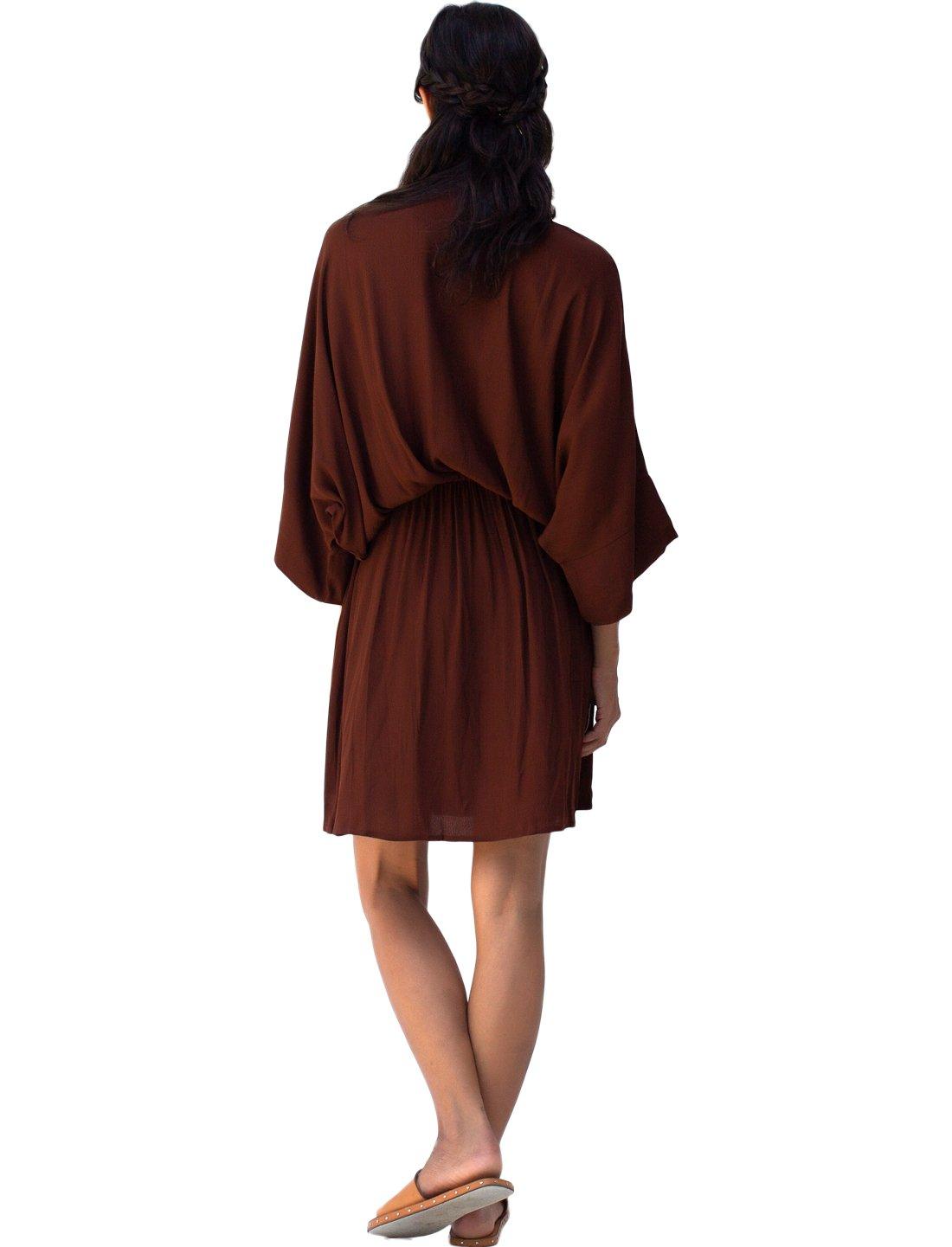Vero Mini Dress Fujet - TERRACOTTA - Erika Peña