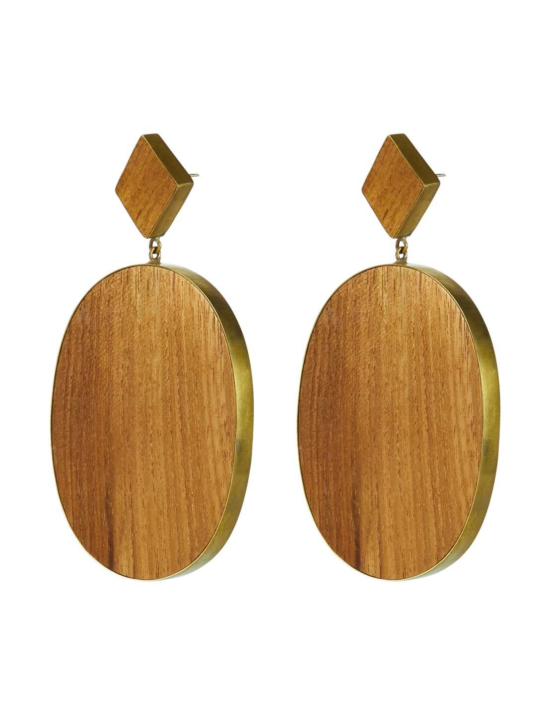 VIDA OVAL EARRING - Erika Peña