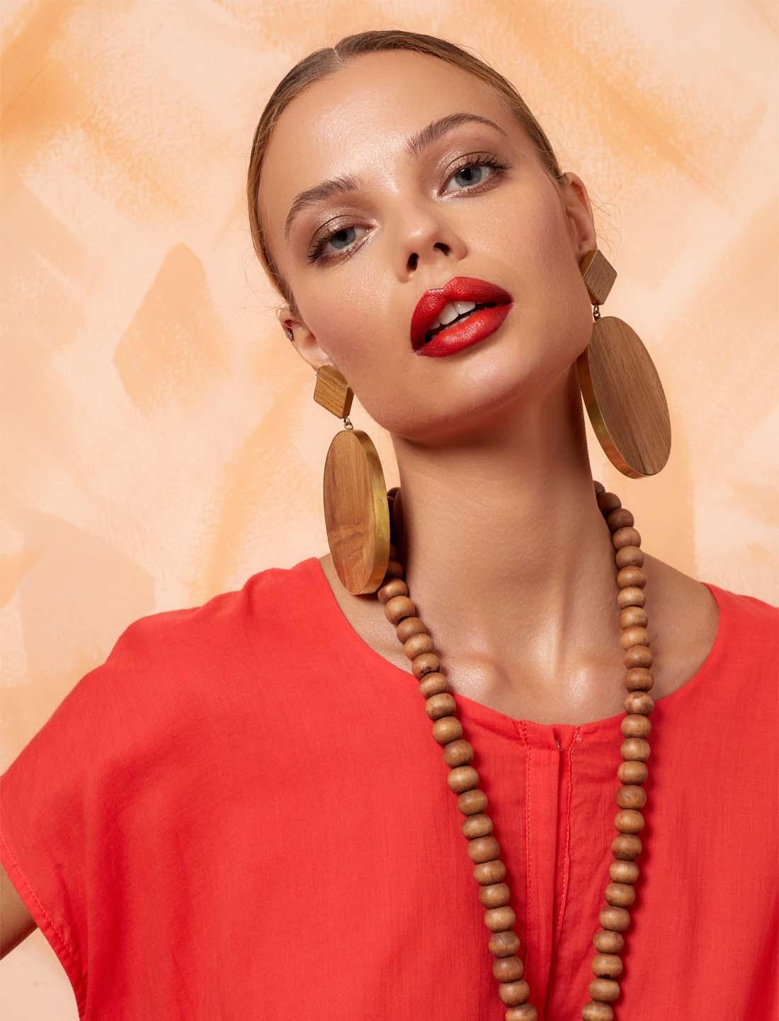 VIDA OVAL EARRING - Erika Peña
